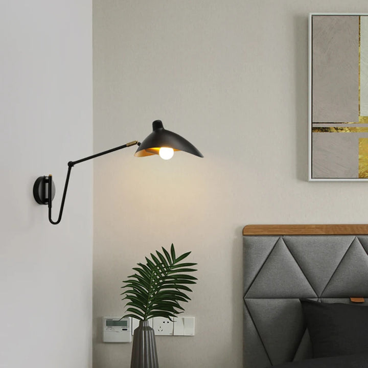 Industrial Swing Arm Wall Lamp