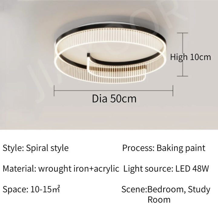 Modern Dimmable LED Ceiling Lamp