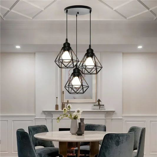Nordic Single Head Iron Pendant Light