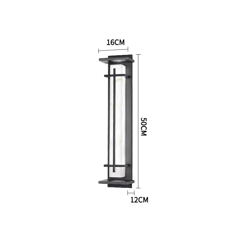 Modern Outdoor Stainless Steel Wall Lamp