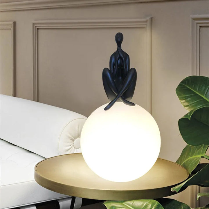 Art Deco Humanoid Table Lamp