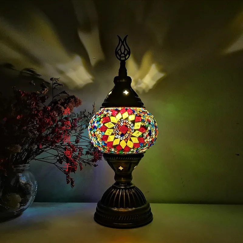 Mosaic Glass Table Lamp