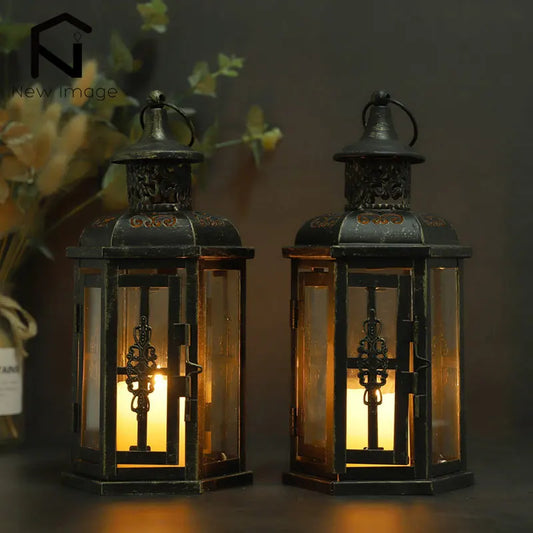Vintage Nordic Candle Lantern