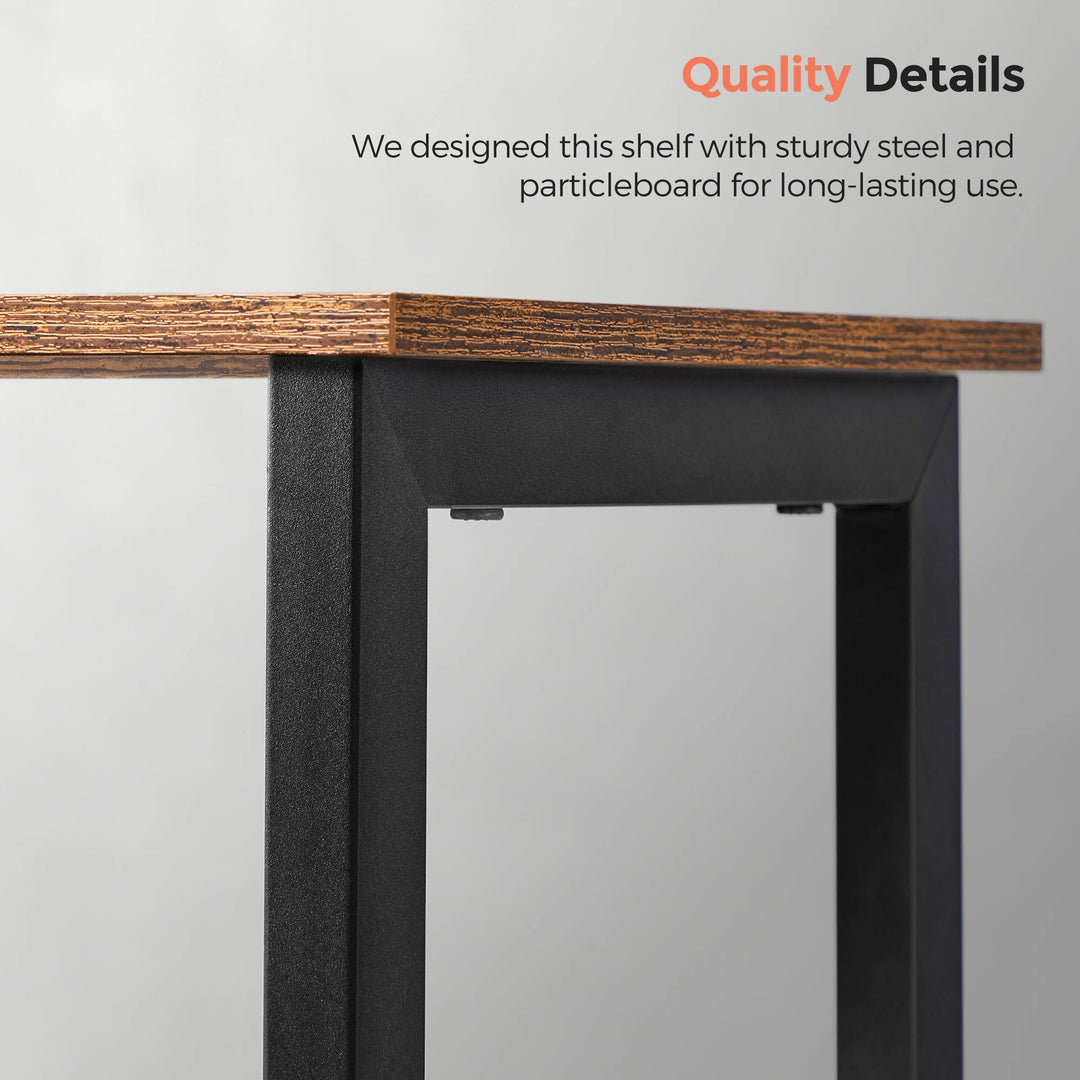 Industrial 6-Compartment Bookshelf