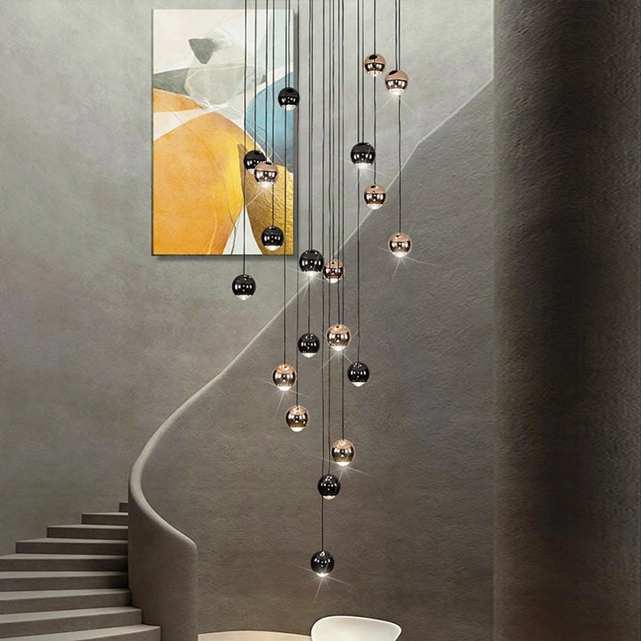 Modern Multi-Head LED Pendant Chandelier