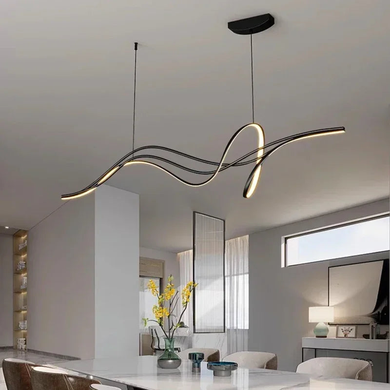 Modern Minimalist Linear Pendant Light