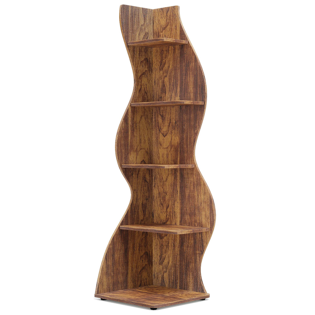 Modern 5-Tier Corner Shelf
