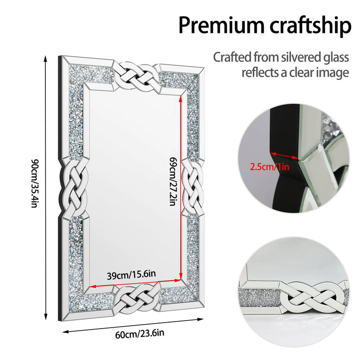 Diamond Crush Wall Mirror