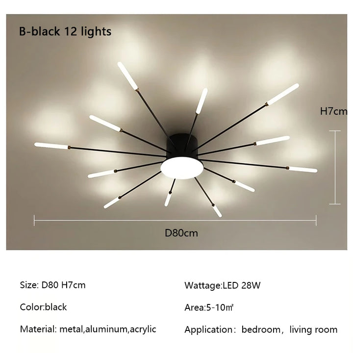Modern Fireworks LED Light