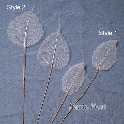Lucent Leaf Vein Decoration Stems