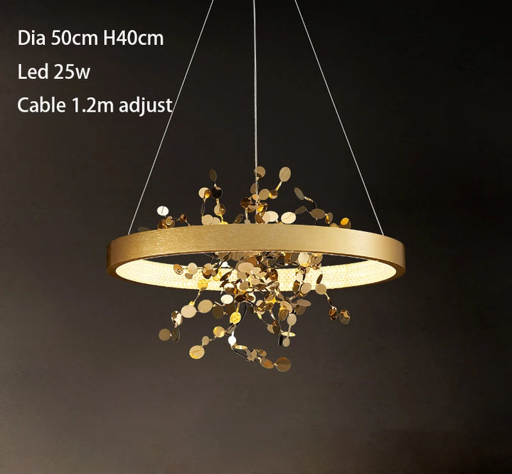 Modern Art Ring Pendant Light