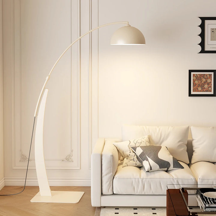 Vintage Wood & Metal Floor Lamp