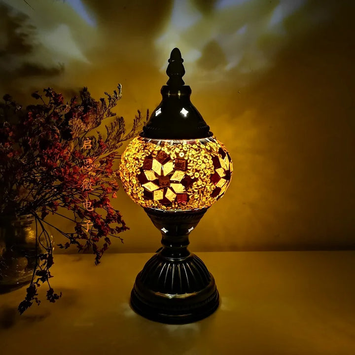 Mosaic Glass Table Lamp