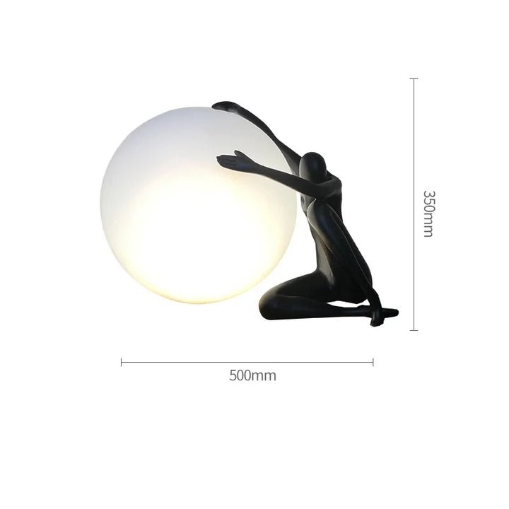 Art Deco Humanoid Table Lamp