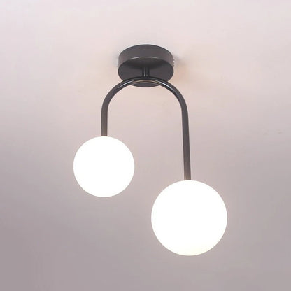 Nordic Glass Ball Ceiling Light