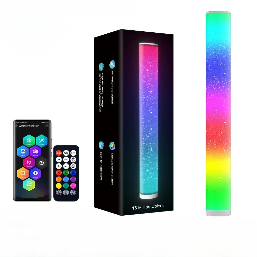 Smart RGB LED Corner Floor Lamp