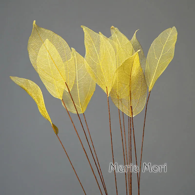 Lucent Leaf Vein Decoration Stems