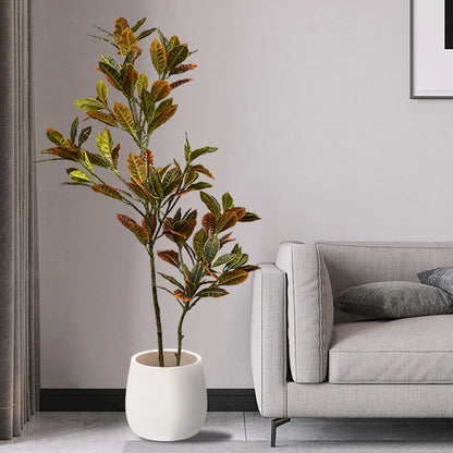 Artificial Tropical Magnolia Leaf Branch