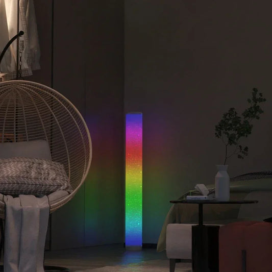 Smart RGB LED Corner Floor Lamp