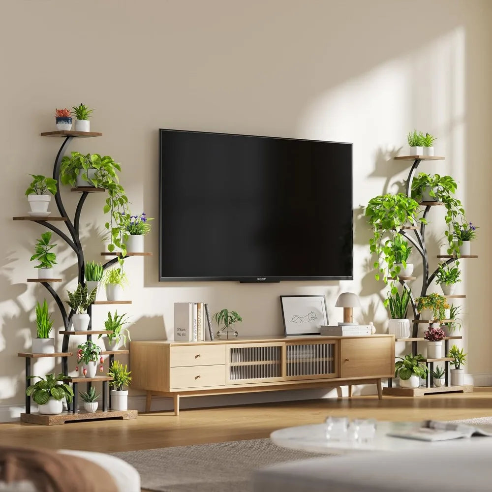 Stand with LED Grow Lights