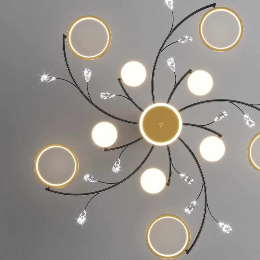 Expressive LED Ceiling Chandelier