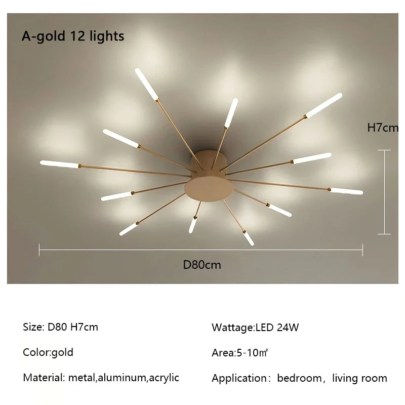 Modern Fireworks LED Light