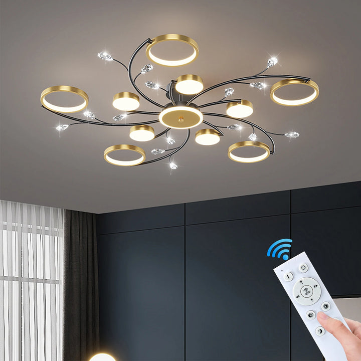 Expressive LED Ceiling Chandelier