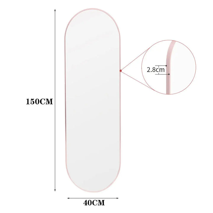 Modern Oval Wall Mirror