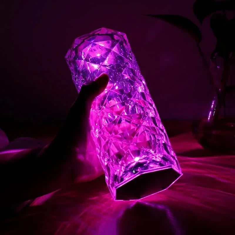Rose Pattern Portable RGB Lamp