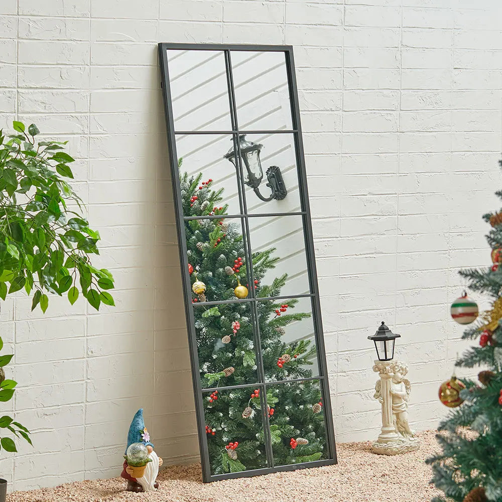 Black Full Length Leaner Mirror