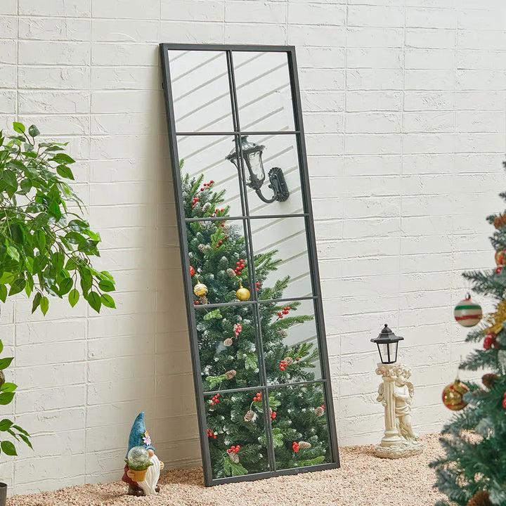 Black Full Length Leaner Mirror