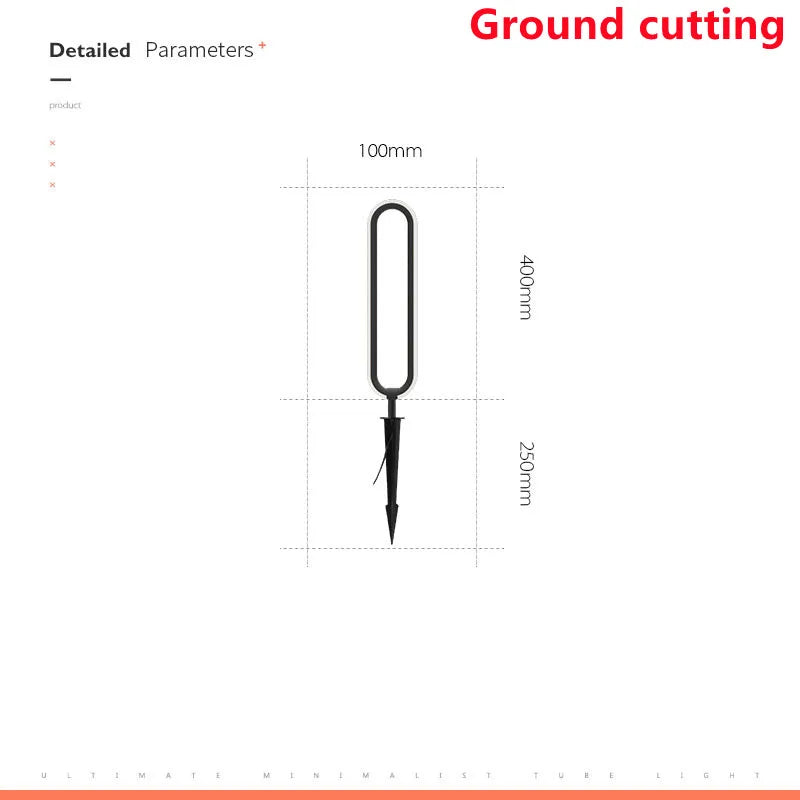 Minimalist LED Lawn Lamps