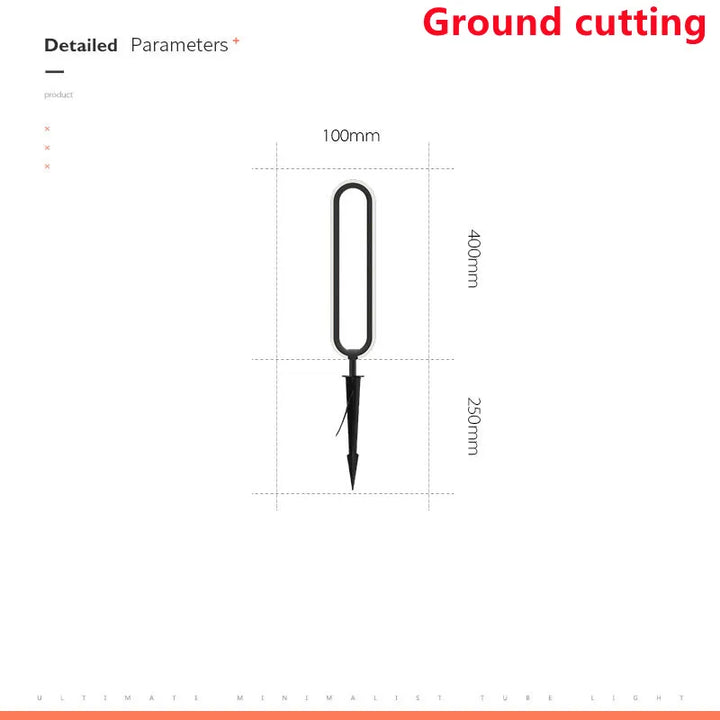 Minimalist LED Lawn Lamps