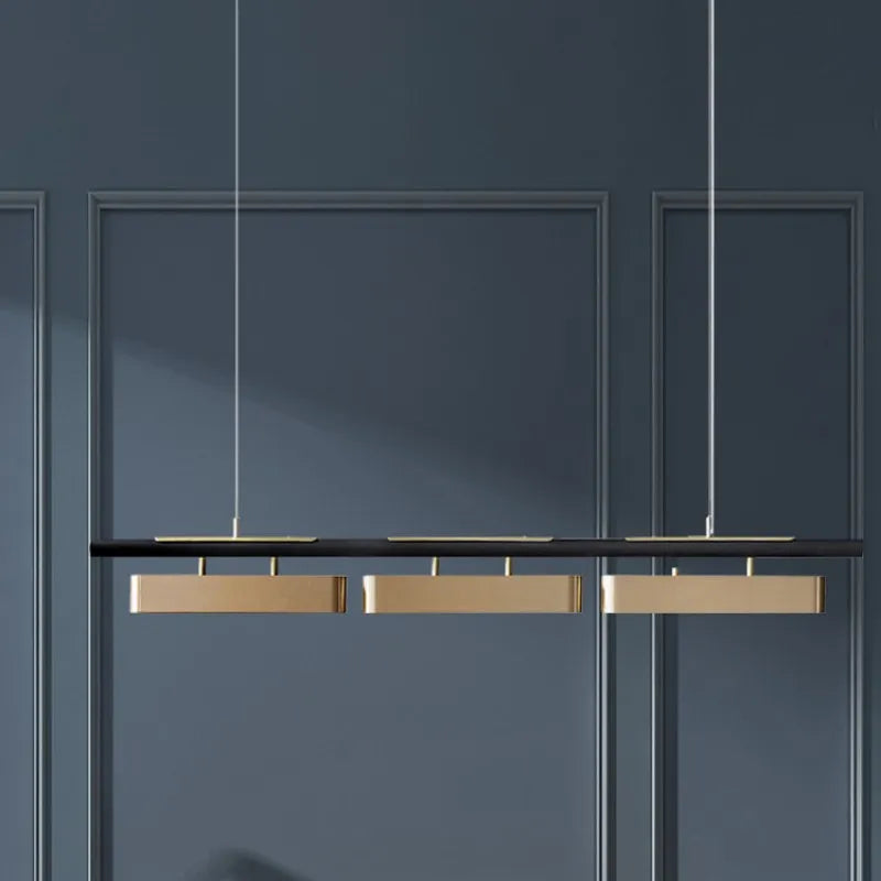 Modern Minimalist Strip LED Chandelier