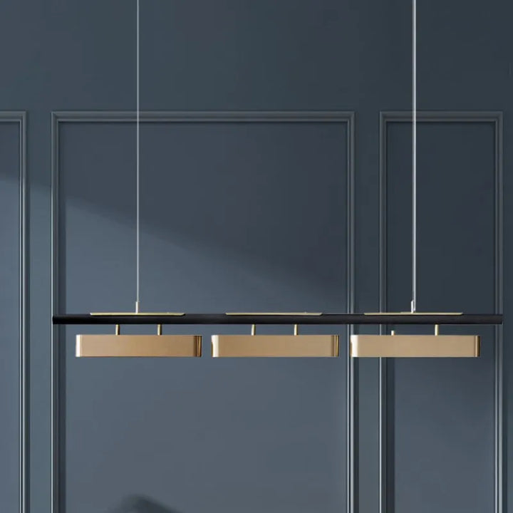 Modern Minimalist Strip LED Chandelier