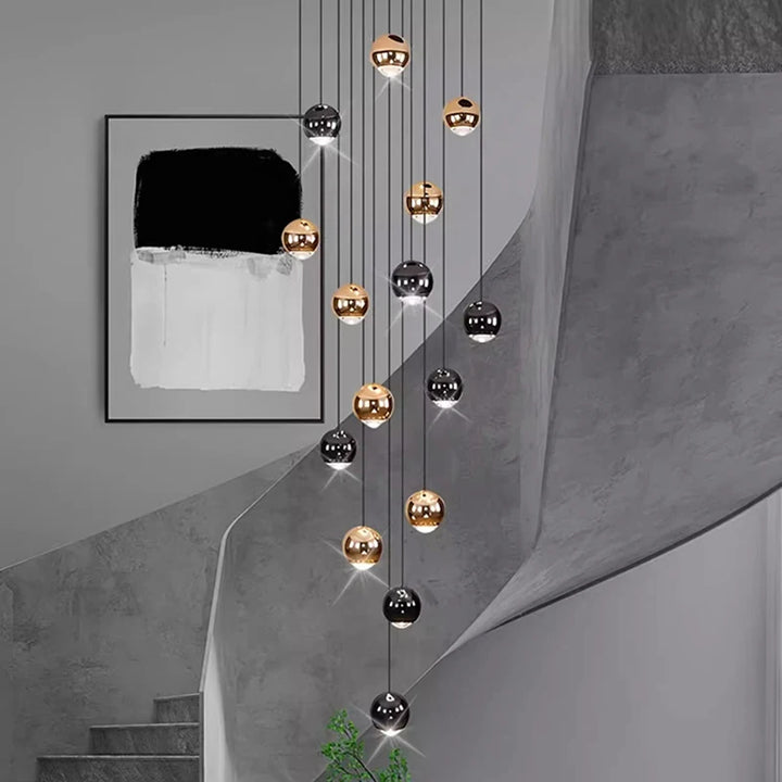 Modern Multi-Head LED Pendant Chandelier