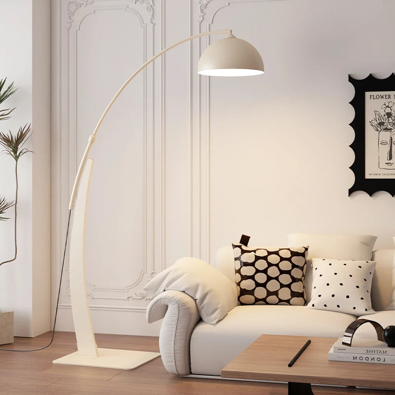 Vintage Wood & Metal Floor Lamp