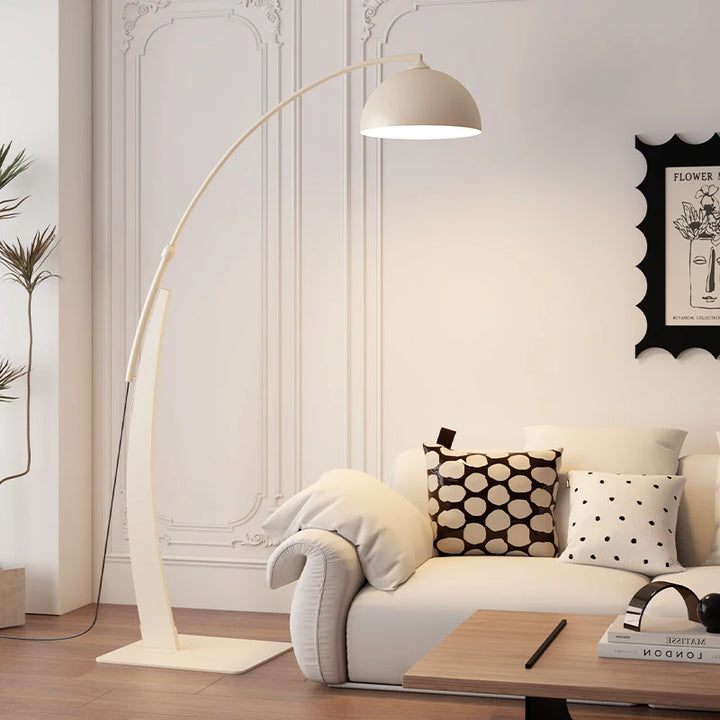 Vintage Wood & Metal Floor Lamp