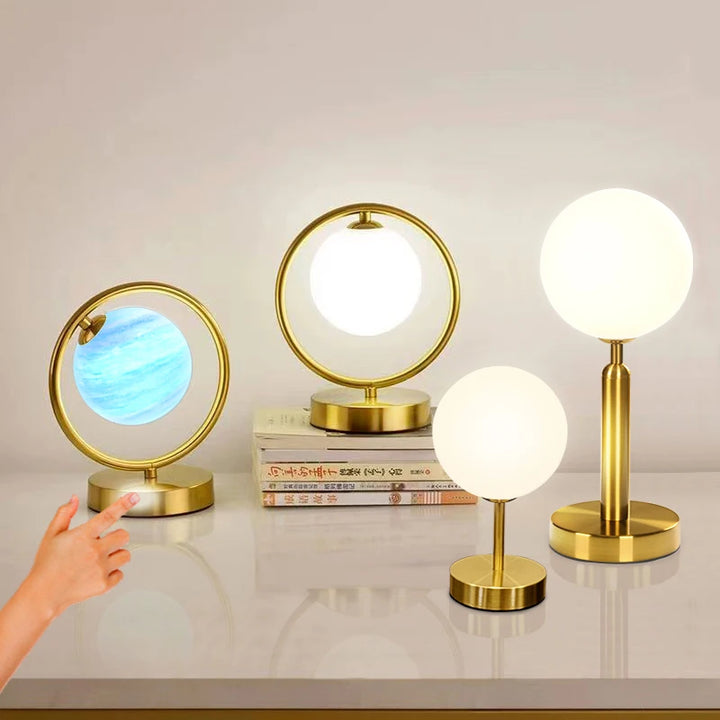 Nordic Glass Ball Desk Lamp
