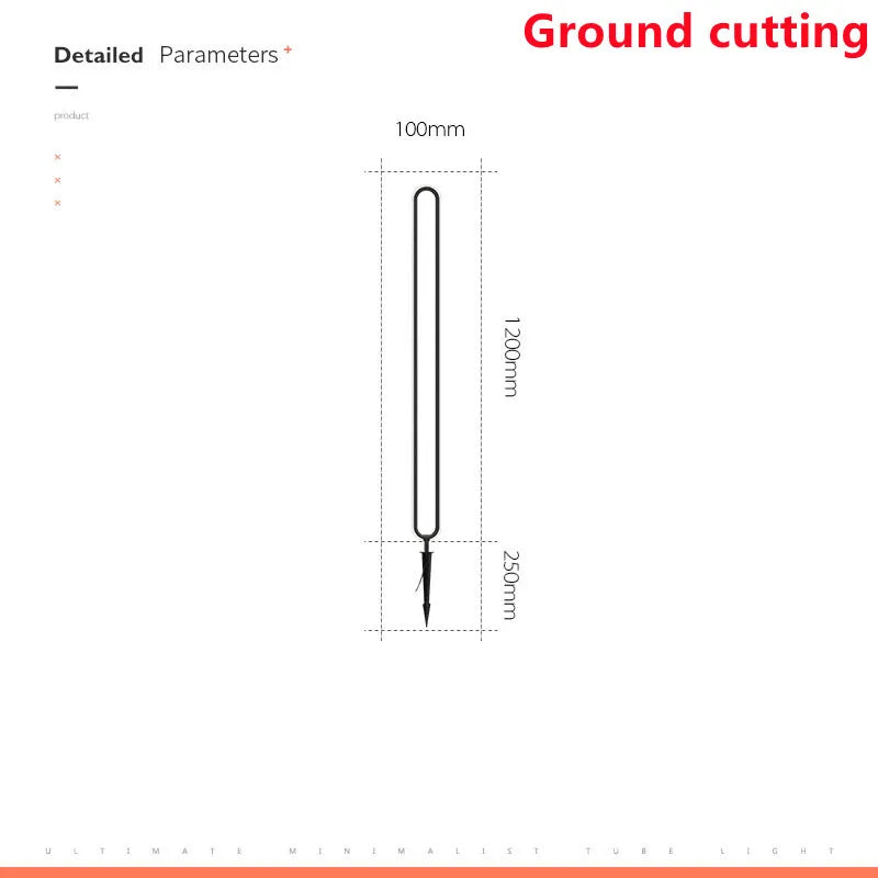 Minimalist LED Lawn Lamps