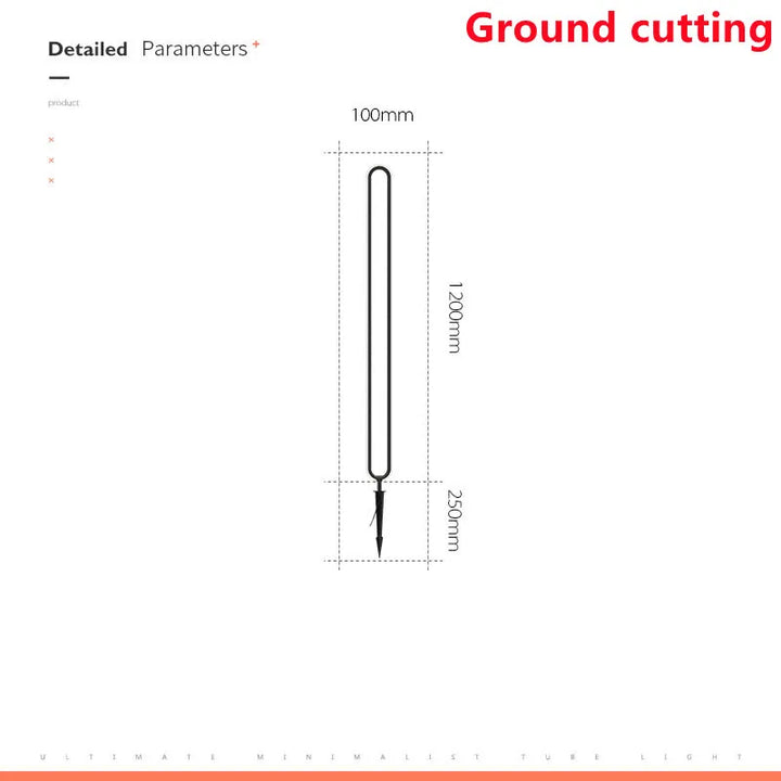 Minimalist LED Lawn Lamps