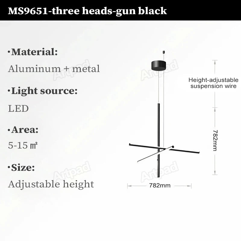 Italian Tube Chandelier